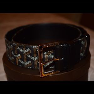Goyard Belt Black 100% AUTHENTIC